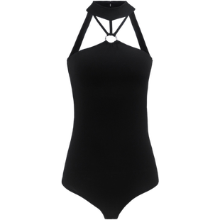 CONNY拉丁舞服上装女考级表演跳舞蹈训练功摩登国标舞挂脖短上衣