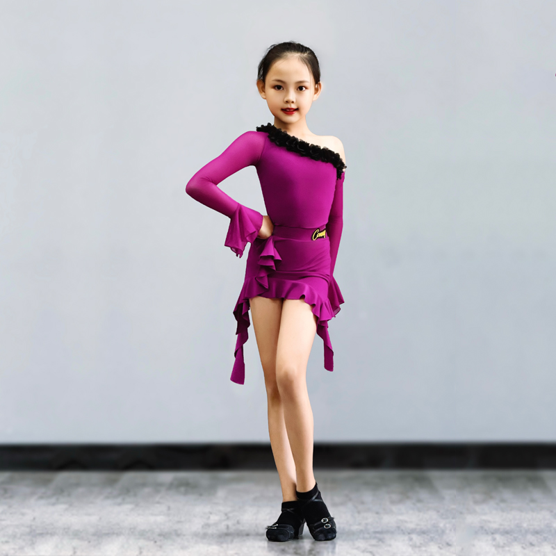 CONNY儿童拉丁舞服分体套装