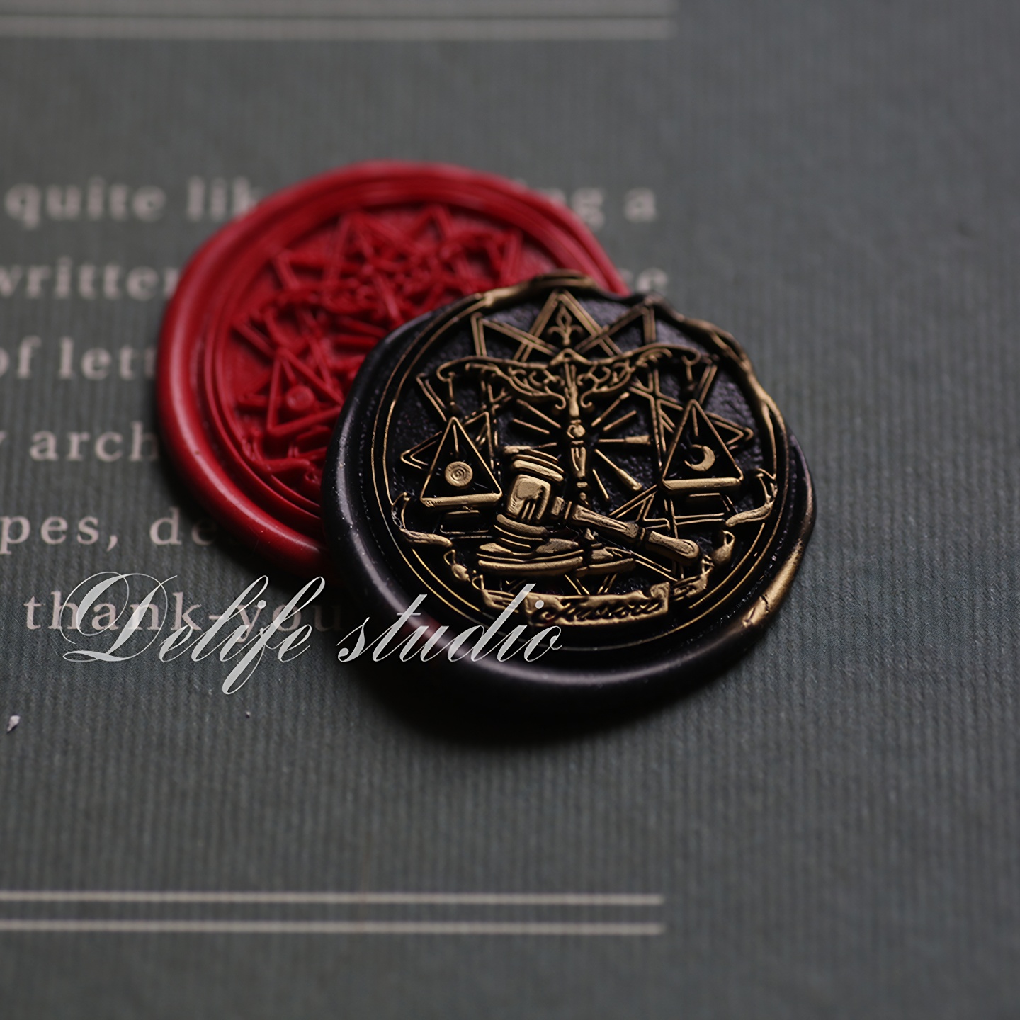 原创火漆印章持正律师礼物