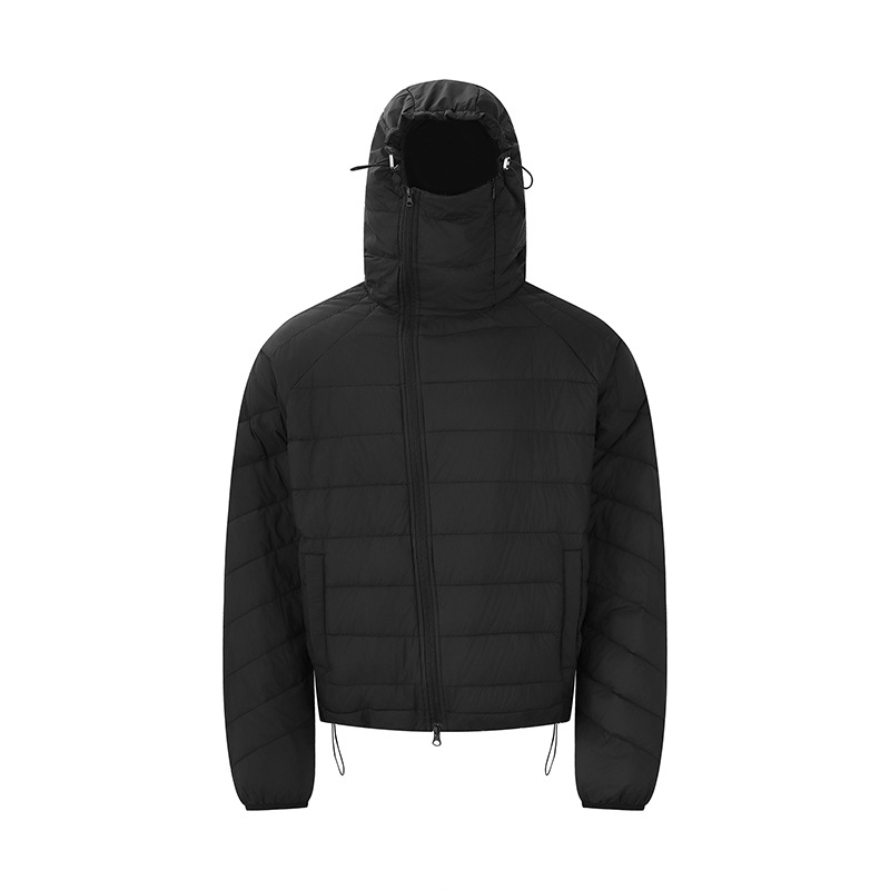 秋冬轻便排骨羽绒服200g白鸭绒填充90%可折叠好收纳羽绒外套男女