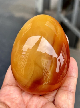 纯天然俄料68.17克暴力蜜糖红水滴吊坠纹路妖娆蜡质浓郁饱满无瑕