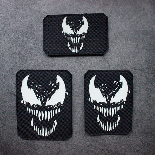 漫威毒液反光夜光魔术贴章