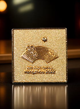 【任选3件包邮】杭州文创纪念品2枚徽章纪念章礼盒套装