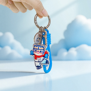 【任选3件包邮】哈尔滨文创金属钥匙扣挂件饰扣