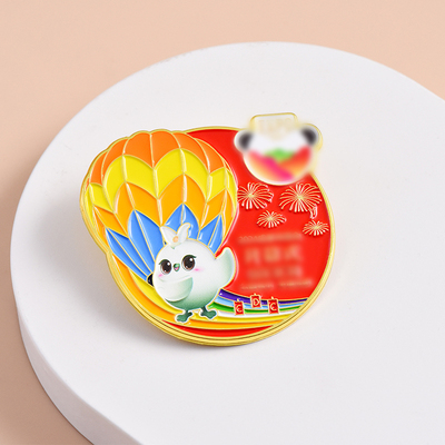 【任选3件包邮】成都文创纪念徽章青铜神鸟纪念品城市熊猫徽章