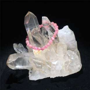 饰品 天然白水晶簇原矿标本石绿幽灵彩虹原石家居客厅办公室摆件装