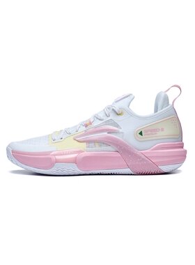 LiNing李宁 闪击9 PRM 夏季版 水蜜桃  防滑耐磨 低帮 篮球鞋