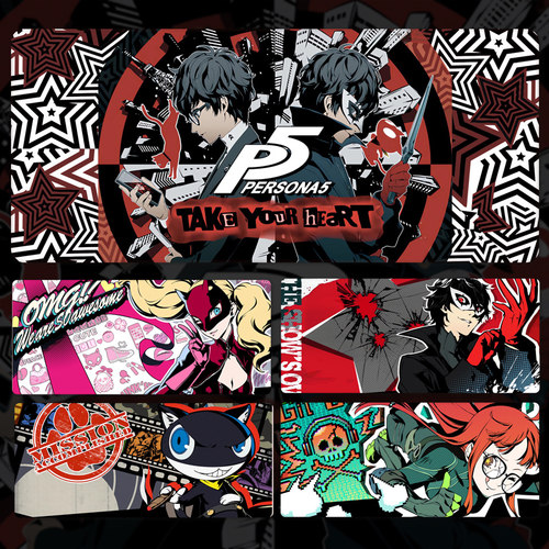 鼠标垫超大P5游戏专用电脑桌垫