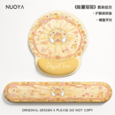 好运猫猫护腕鼠标垫可爱女生办公滑鼠标垫高颜值软垫电脑键盘手托