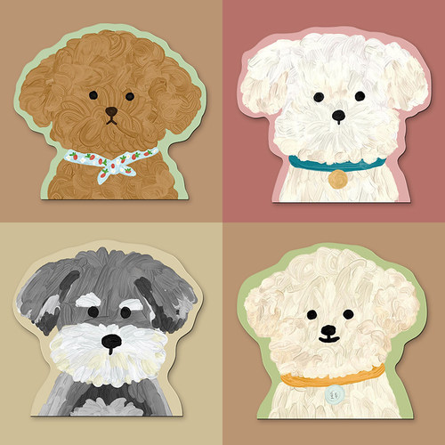 鼠标垫小号可爱小狗异形鼠标垫子女生办公桌垫加厚家用电脑桌垫