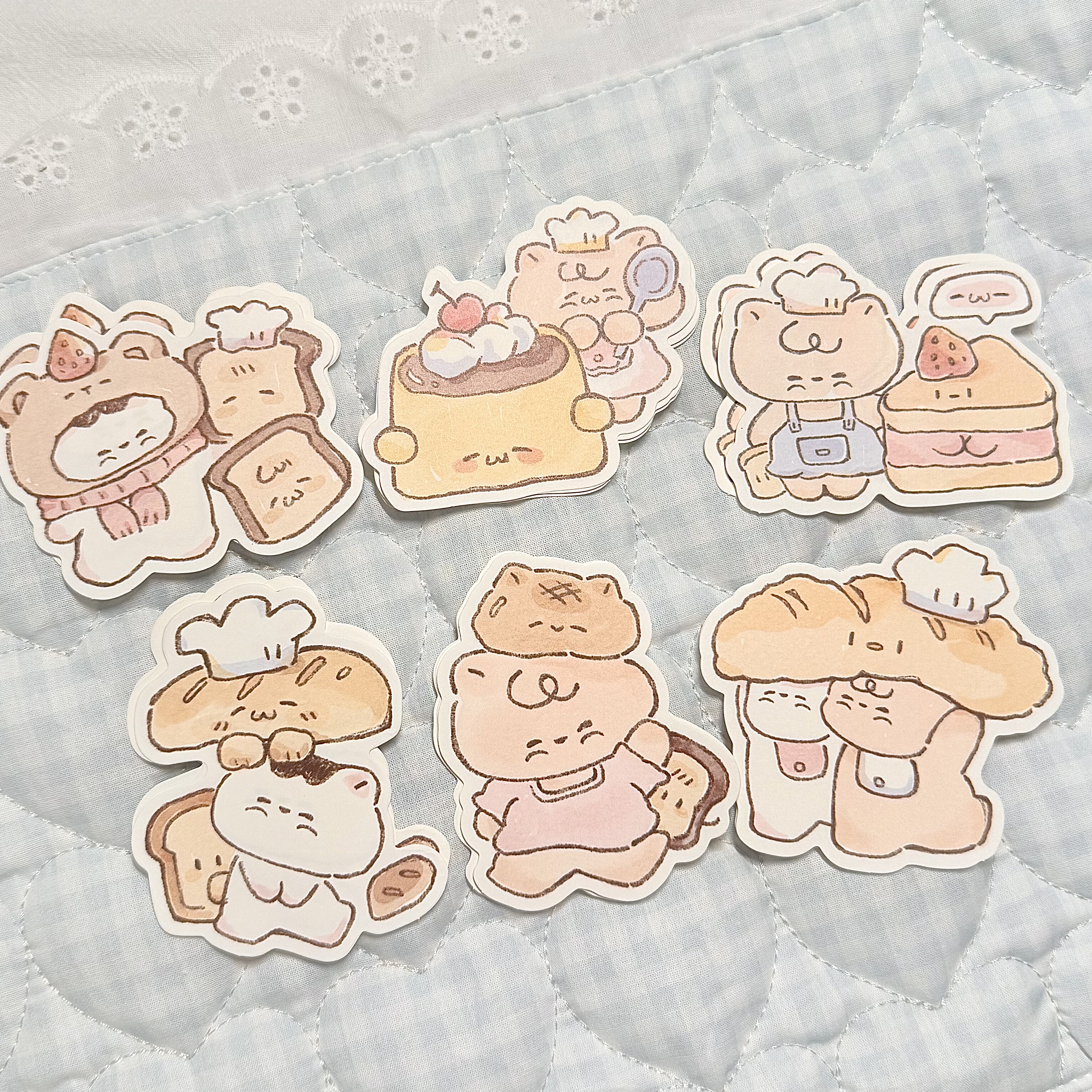 【分装】Hellocat可爱异形便签手帐素材面包小猫可书写纸手账拼贴,文具电教/文化用品/商务用品,便签本/便条纸/N次贴,淘宝优惠券,粉丝福利购,淘宝优惠卷