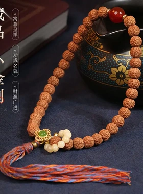 印尼爆肉小金刚菩提子手串手持流苏款女佛珠车挂文玩盘玩男士手链