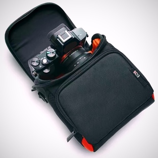 适用佳能微单相机包EOSM5M6M100M200R10R50微单包数码 相机单肩包