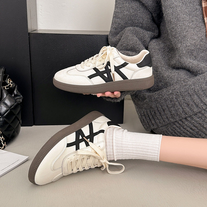 复古德训鞋女2026春季新款显瘦舒适软底休闲百搭运动板鞋学生跑步,女鞋,浅口单鞋,淘宝优惠券,粉丝福利购,淘宝优惠卷