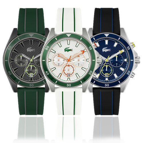 Lacoste鄂鱼手表石英表计时男表