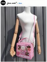 Creative, cute and sweet girl 2026 Unique and super good-looking pink hand-held crossbody bag with a niche design for summer thumbnail 2