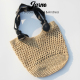 2026新款 海边托特包大容量草编包女高级感轻奢度假风 小众夏季