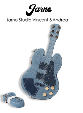 2026y2k辣妹独特小众设计感斜挎包吉他形状牛仔包包女复古小包包