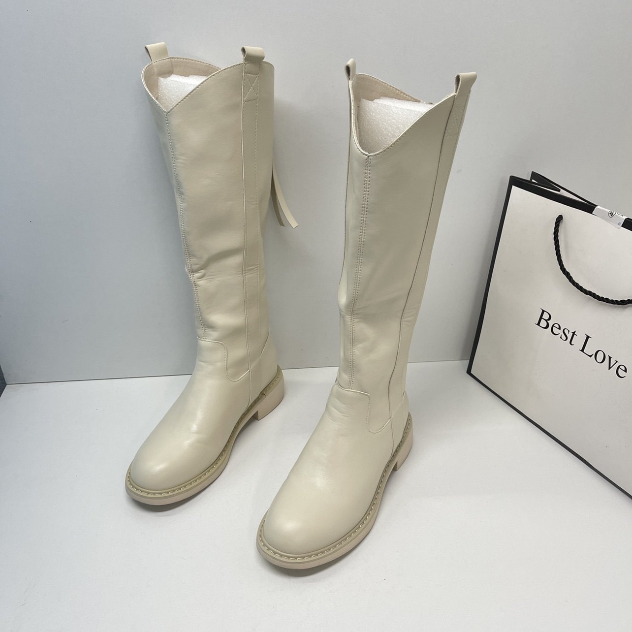 粗跟长筒靴女2025新款秋季英伦风骑士靴女后拉链不过膝高筒靴女,女鞋,时装靴,淘宝优惠券,粉丝福利购,淘宝优惠卷