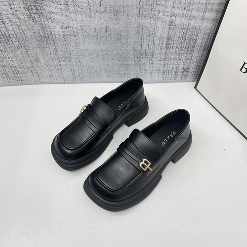 2026春英伦一脚蹬乐福女鞋