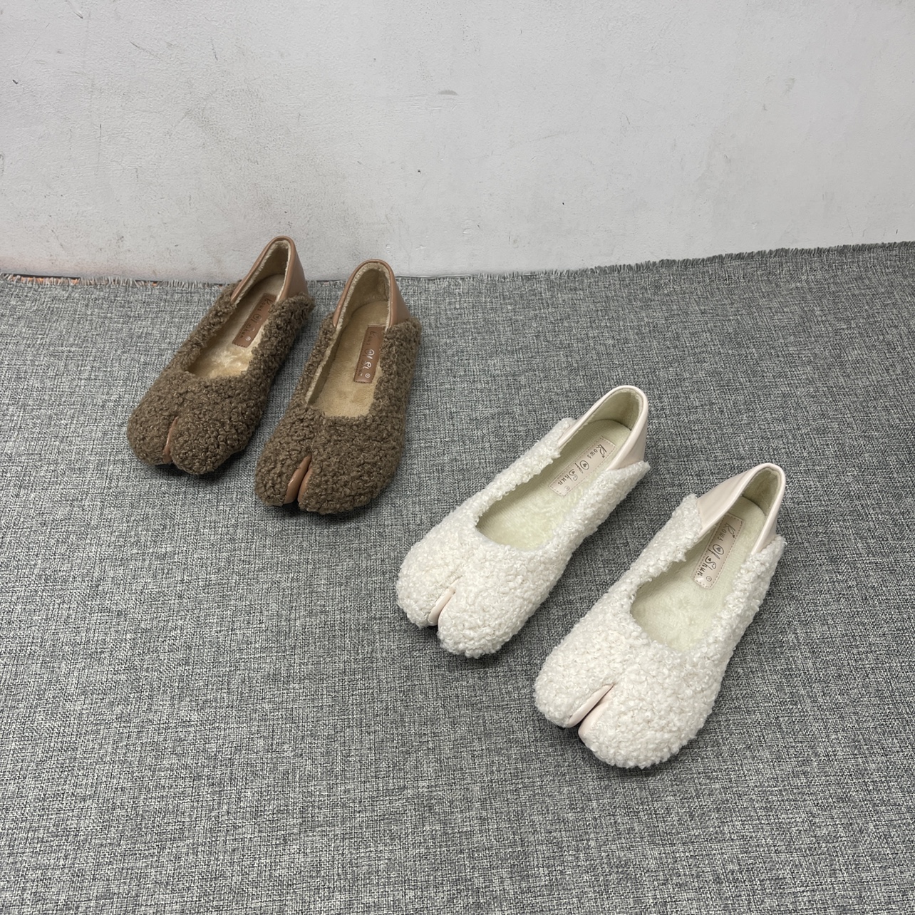 平底猪脚毛毛鞋女外穿一脚蹬