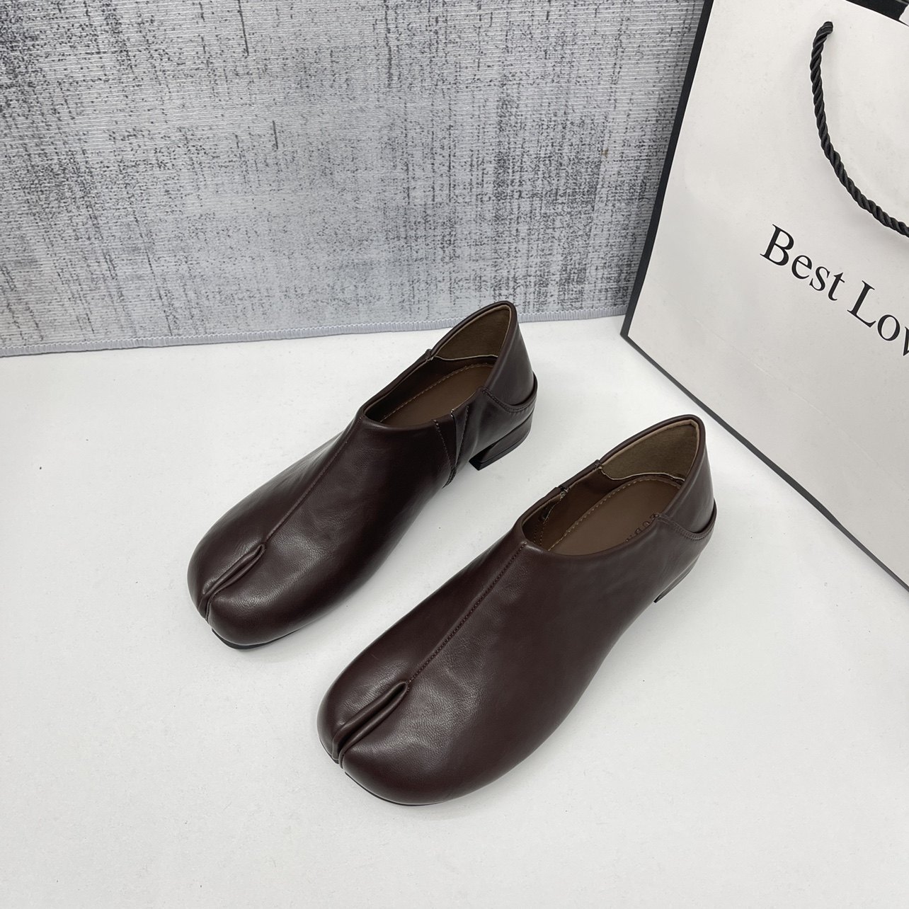 韩版分趾猪蹄鞋单鞋女鞋子2026春秋季马蹄猪脚鞋一脚蹬咖色小皮鞋,女鞋,玛丽珍鞋,淘宝优惠券,粉丝福利购,淘宝优惠卷