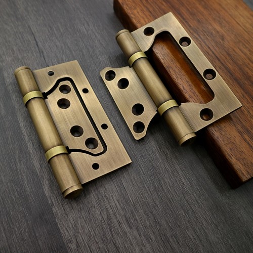 传御纯铜字母合页四寸加厚免开槽