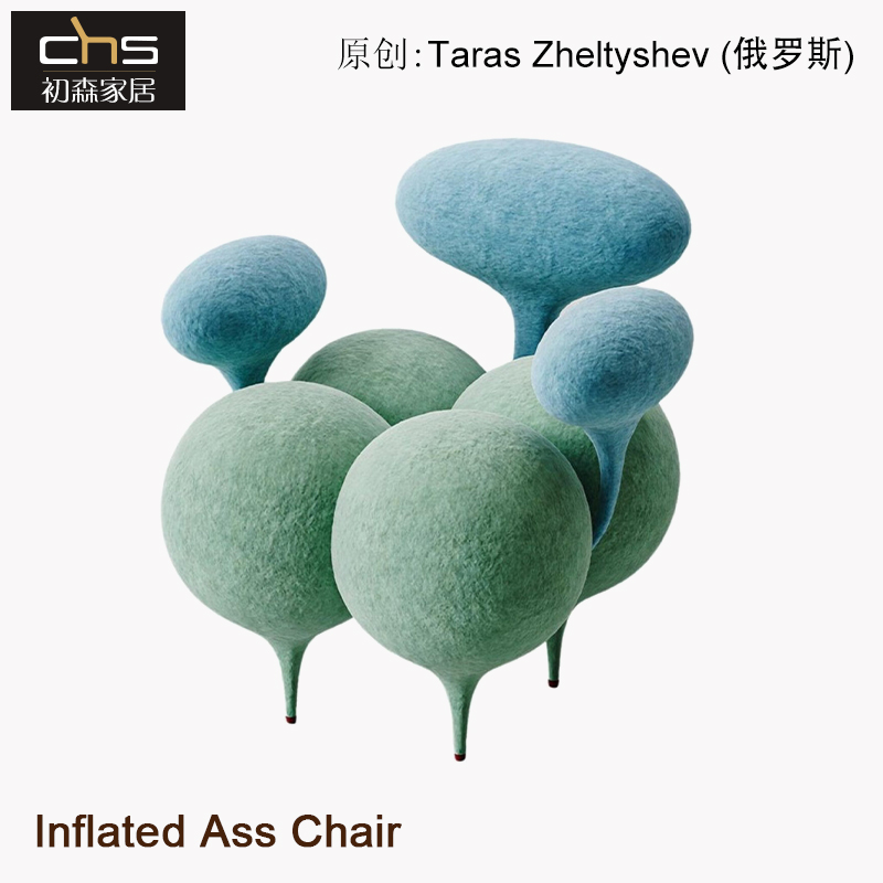 初森定型棉布艺餐椅创意休闲椅