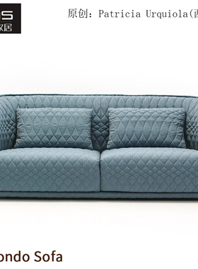 初森家具Redondo Sofa雷东多沙发家用客厅双人直排布艺休闲沙发
