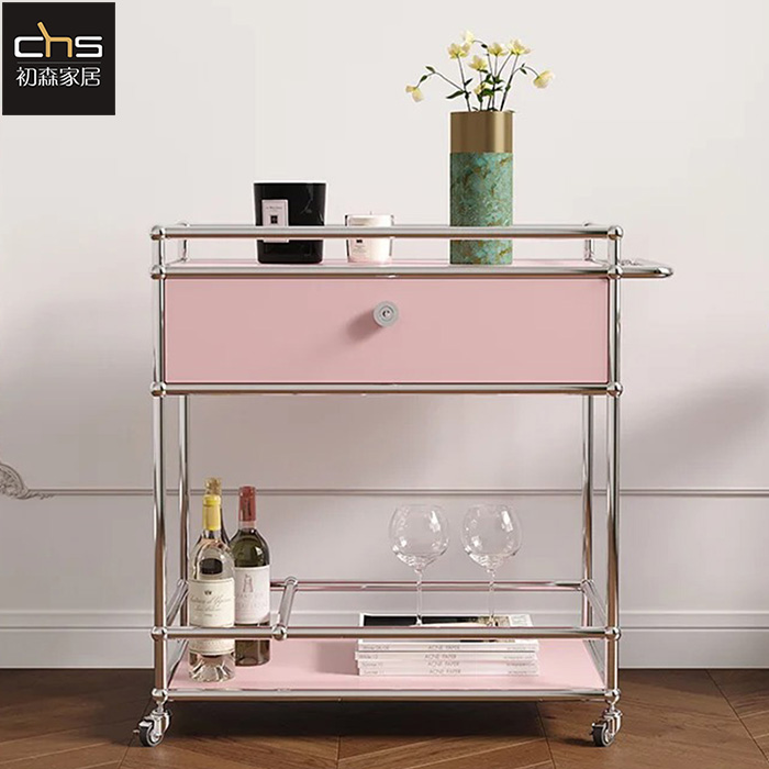 可移动餐车初森不锈钢