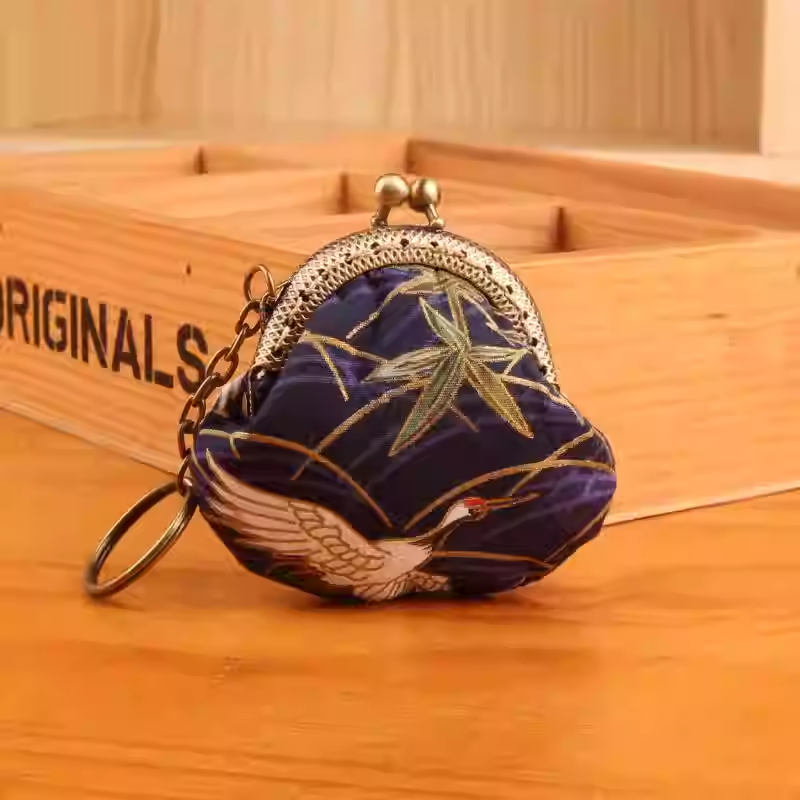 5CM半圆1半成品口金包DIY材料包自制宋锦包包解闷古风新中式