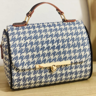 翻盖波士顿钥钥手工自制DIY材料包宋锦包包解闷国风新中式