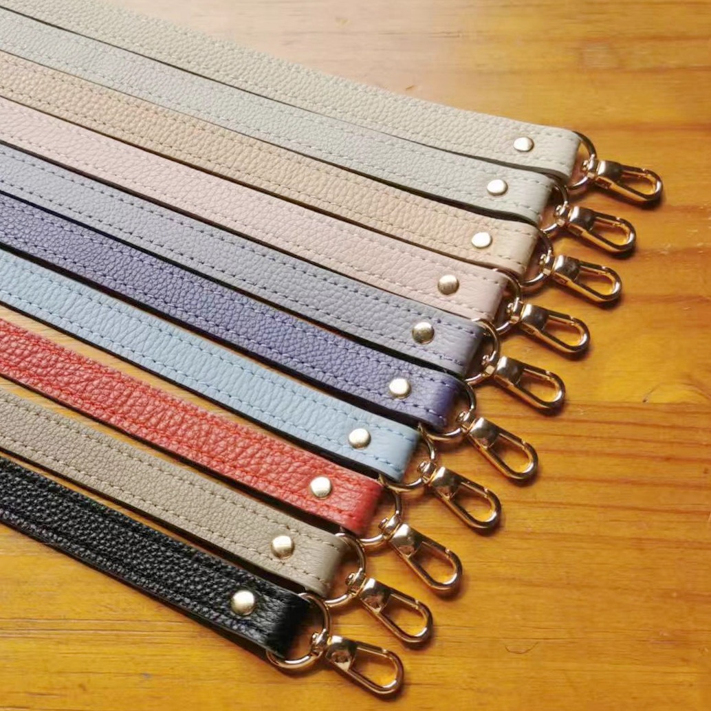 福利可调节真皮荔枝纹包带双肩带包包斜跨肩带单买配件单肩