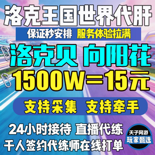 洛克王国世界代练肝打异色蛋抓宠物精灵采集咕噜球PVP刷花洛克贝