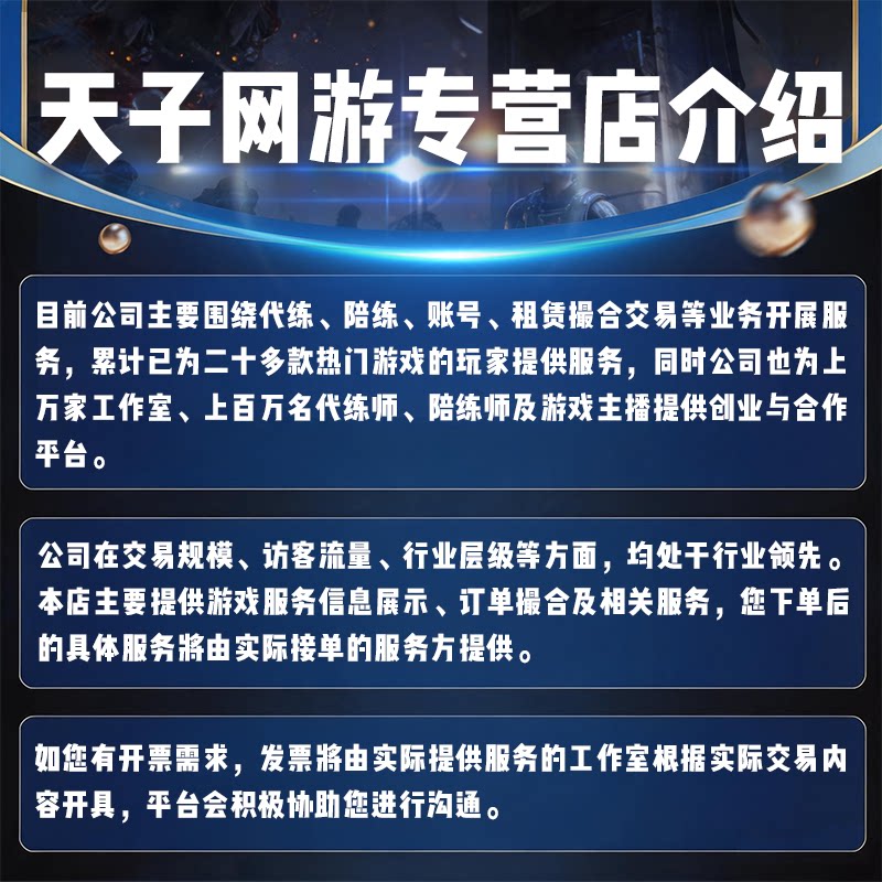 天子网游业务介绍
