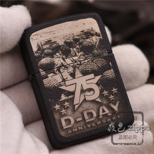 夜色zippo正品煤油打火机诺曼底登陆75周年限量纪念版29930