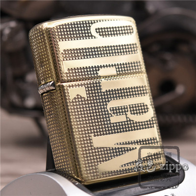 万宝路礼物盔甲打火机zippo纯铜