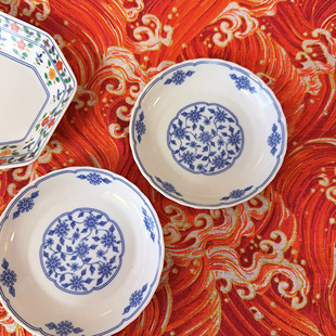 平安橘吉 高端 交趾釉 花卉小餐盘 小碟 醋碟 点心盘