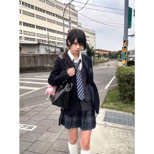 花千猪原创圣研高西装 学院风jk制服三粒扣多色西服百搭外套