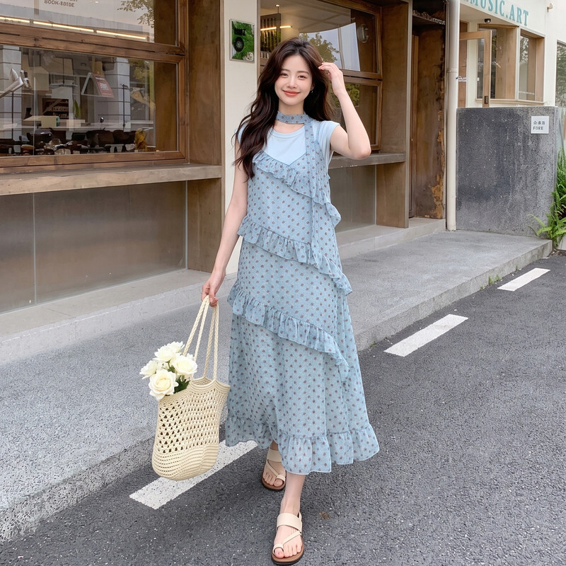 优质短袖精品春季疯狂促销甩卖实拍夏季新款时尚套装女两件套