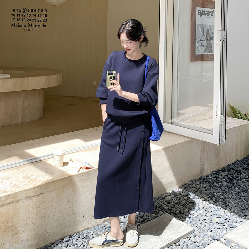 秋季跑步新款上市三件套辣妹优质无袖精品新品斜肩风休闲套装
