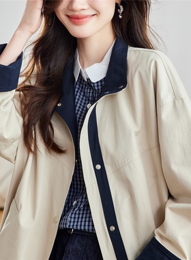 可风各风衣56014P165K264米色风衣女