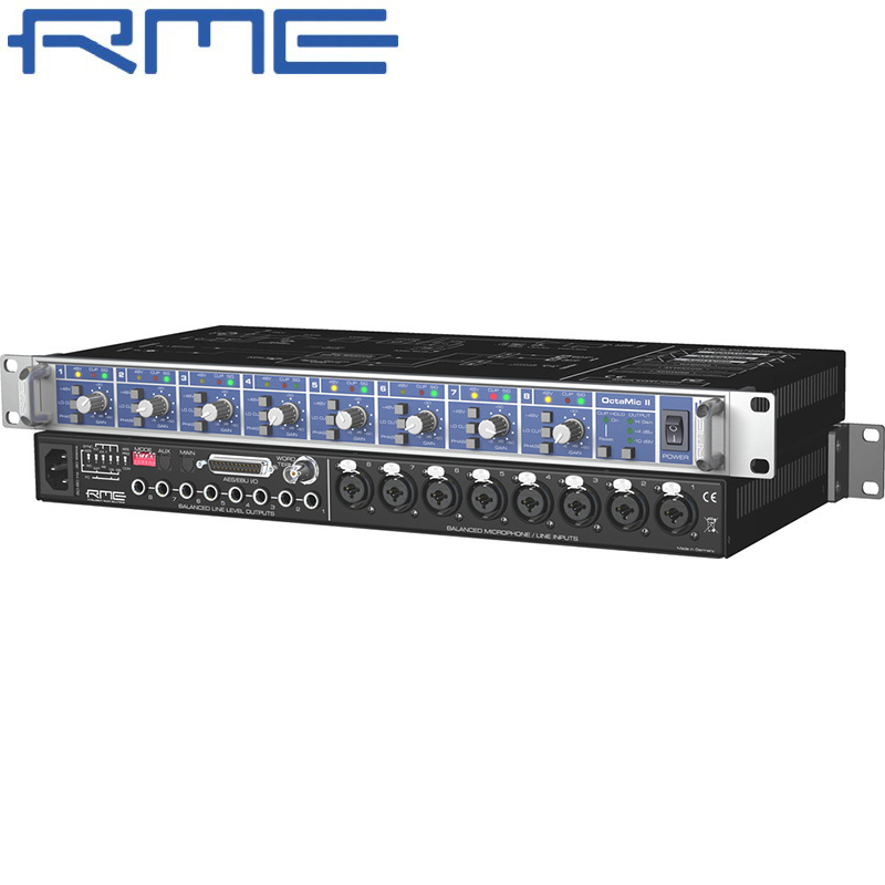 RME OctaMic II 8通道话筒前置放大器话放信赛思行货德国原产国行