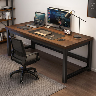 加厚板台式 电脑桌家用办公桌简约现代书桌学生写字学习书桌工作台