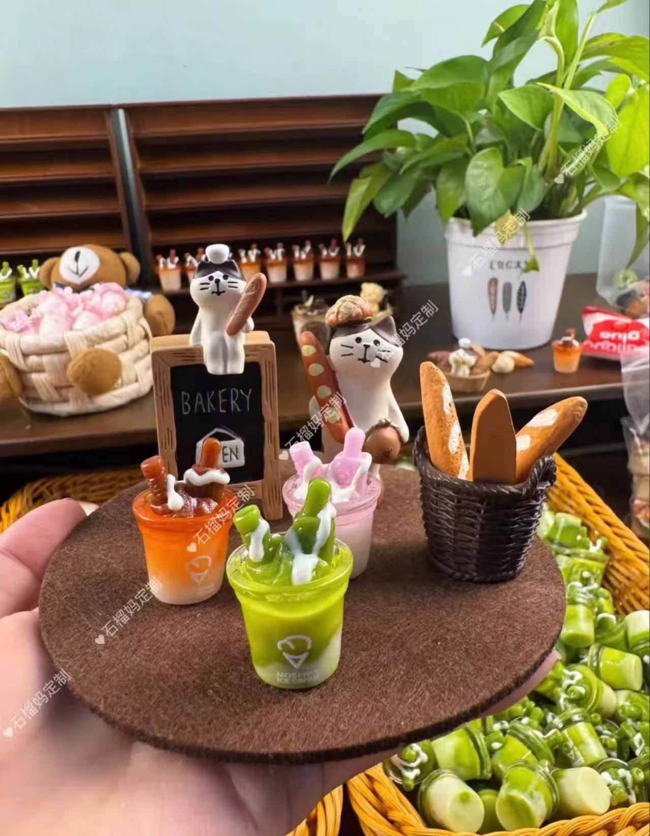 定制巧克力炫炫杯仿真食玩微缩树脂配件奶油胶材料摆件装饰手工