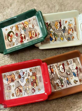 定制立体可爱托盘仿真食玩微缩树脂配件材料摆件手工