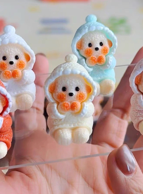 定制立体卖火柴的女孩糖食玩微缩树脂配件材料摆件场景手工捏捏