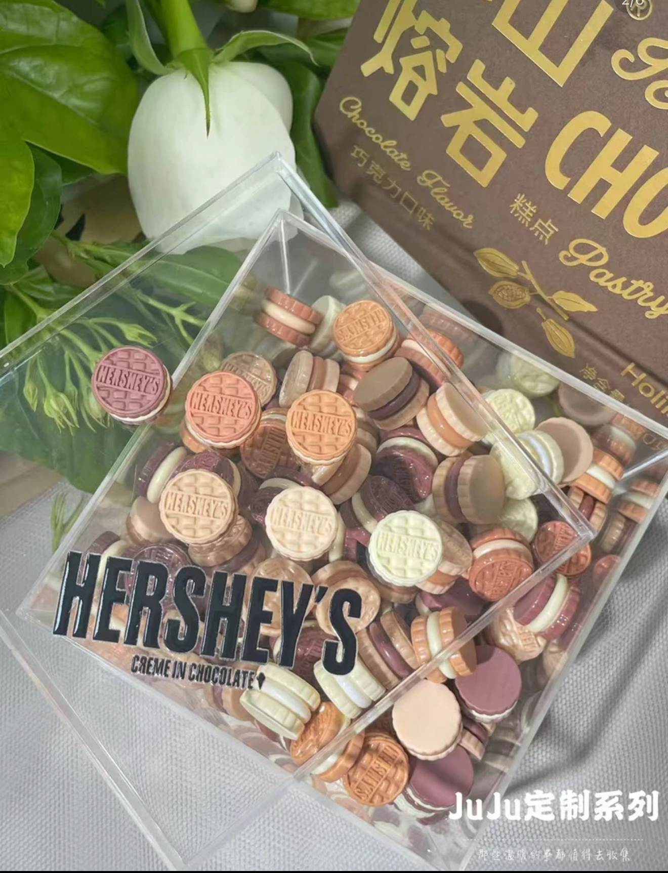 小号想念好时光夹心饼干仿真食玩微缩树脂配件奶油胶材摆件手工