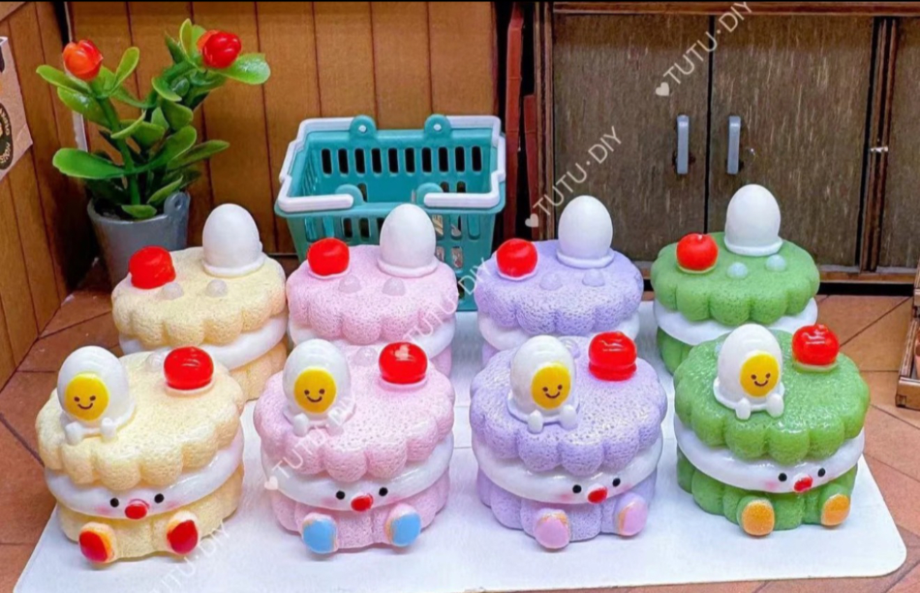 定制jc蛋糕仿真食玩微缩树脂配件奶油胶材料摆件装饰手工场景