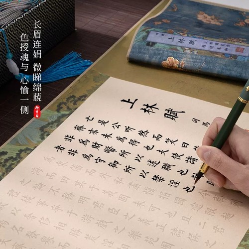 小楷上林赋毛笔字帖作品纸